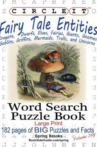 Cover of Circle It, Fairy Tale Entities, Word Search, Puzzle Book