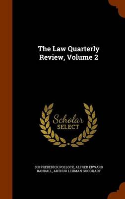 Book cover for The Law Quarterly Review, Volume 2