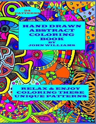 Book cover for Hand Drawn Abstract Coloring Book