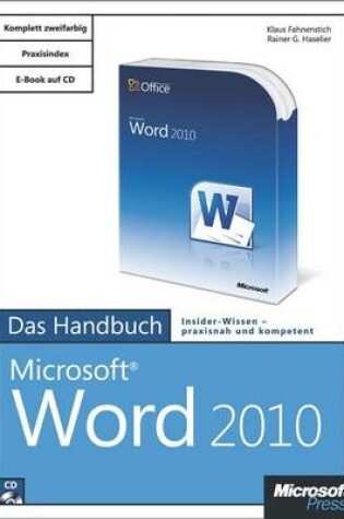 Cover of Microsoft Word 2010 - Das Handbuch