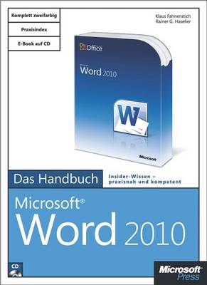 Book cover for Microsoft Word 2010 - Das Handbuch