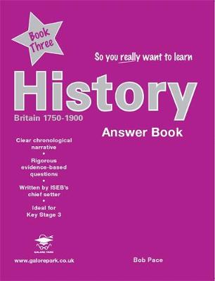 Book cover for So You Really Want to Learn History Book 3 Answer Book