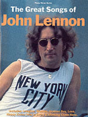 Book cover for The Great Songs Of John Lennon