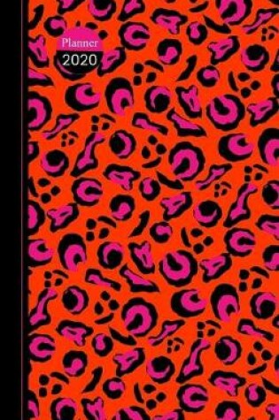 Cover of Leopard Skin Print Orange Pink Design