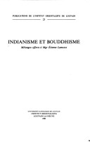 Book cover for Indianisme et Bouddhisme. Melanges Offerts a Mgr. Etienne Lamotte
