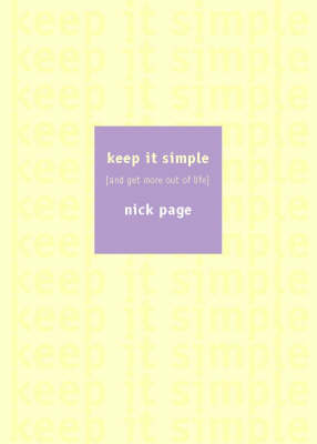 Book cover for Keep it Simple