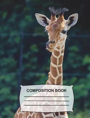 Book cover for Giraffe Composition Book