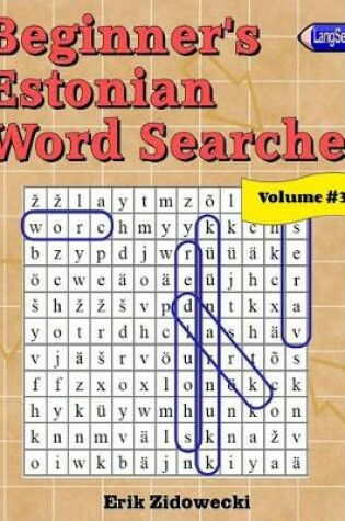 Cover of Beginner's Estonian Word Searches - Volume 3