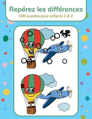 Book cover for Repérez les différences - 100 puzzles pour enfants 1 & 2