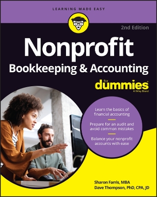 Cover of Nonprofit Bookkeeping & Accounting For Dummies, 2n d Edition