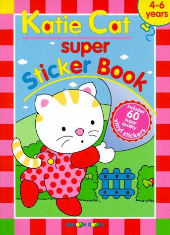 Book cover for Katie Cat Super Sticker Book