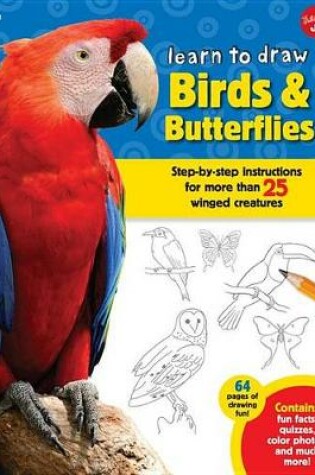 Cover of Learn to Draw Birds & Butterflies