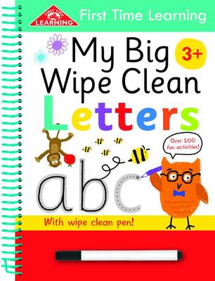 Book cover for First Time Learning Wipe Clean-Letters