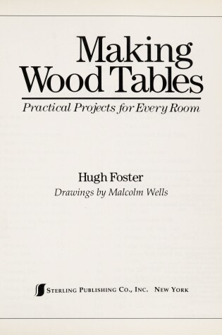 Cover of Making Wood Tables