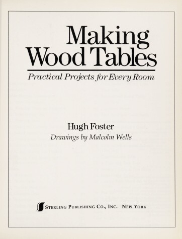 Book cover for Making Wood Tables