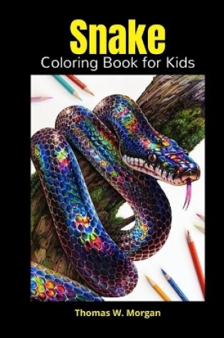 Cover of Snake Coloring Book for Kids