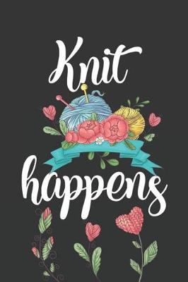 Book cover for Knit Happens