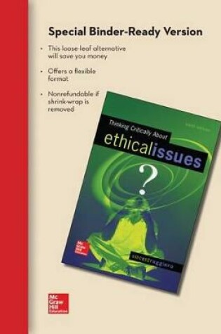 Cover of Looseleaf for Thinking Critically about Ethical Issues