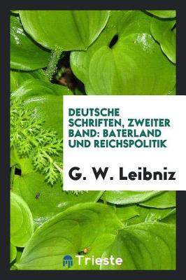 Book cover for Deutsche Schriften, Zweiter Band