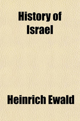 Book cover for History of Israel