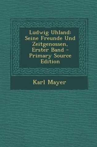 Cover of Ludwig Uhland