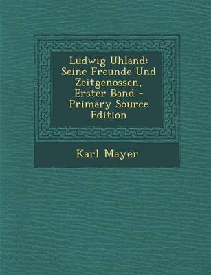 Book cover for Ludwig Uhland