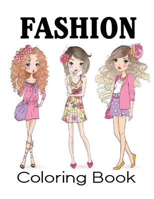 Book cover for Fashion Coloring Book