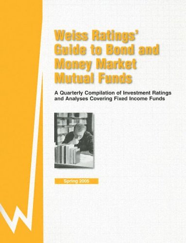 Cover of Weiss Ratings' Guide to Bond and Money Market Mutual Funds