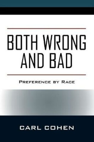 Cover of Both Wrong and Bad