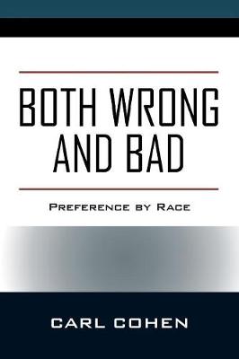 Book cover for Both Wrong and Bad