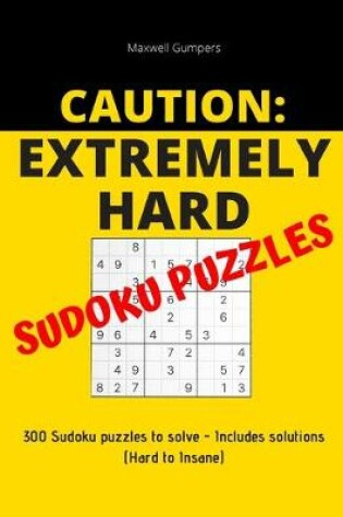 Cover of Extremely Hard Sudoku Puzzles Book