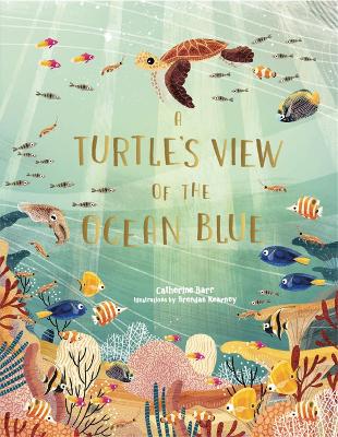 Book cover for A Turtle's View of the Ocean Blue