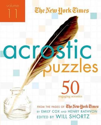 Book cover for The New York Times Acrostic Puzzles, Volume 11