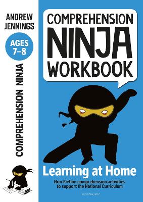 Book cover for Comprehension Ninja Workbook for Ages 7-8