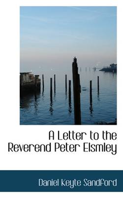 Book cover for A Letter to the Reverend Peter Elsmley