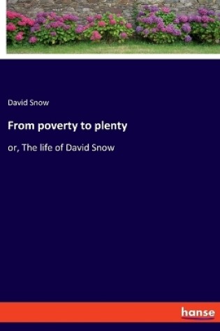 Cover of From poverty to plenty