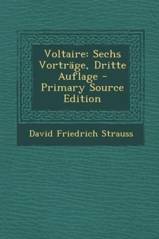 Cover of Voltaire