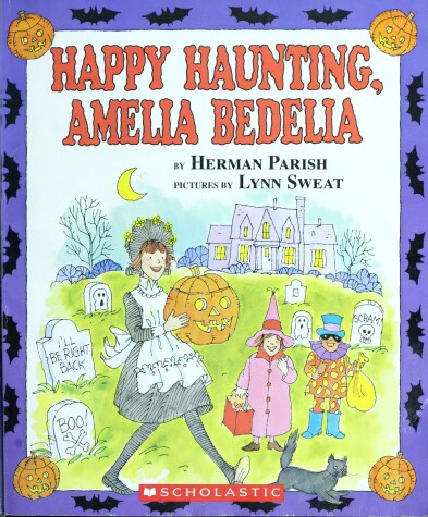 Book cover for Happy Haunting, Amelia Benelia
