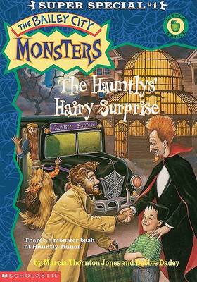 Book cover for The Hauntlys' Hairy Surprise