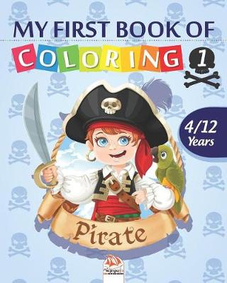Book cover for My first book of coloring - pirate 1