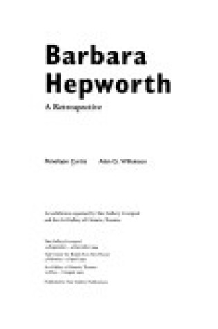 Cover of Barbara Hepworth