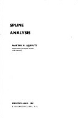 Cover of Spline Analysis