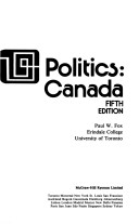 Book cover for 5/E Politics - Canada