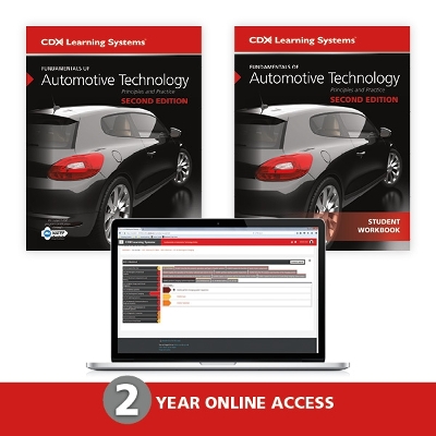 Book cover for Fundamentals Of Automotive Technology, 2Nd Edition Textbook / Student Workbook / 2 Year FAT Online Access Pack