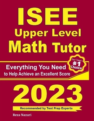 Book cover for ISEE Upper Level Math Tutor