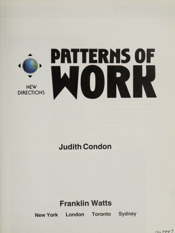 Book cover for Patterns of Work