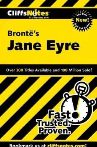 Cover of CliffsNotes on Bronte's Jane Eyre