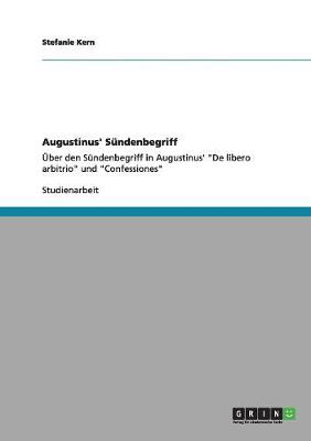 Book cover for Augustinus' Sündenbegriff