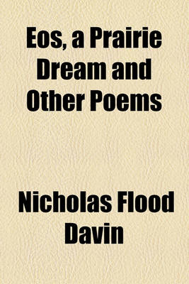 Book cover for EOS, a Prairie Dream and Other Poems