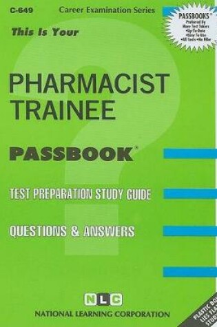 Cover of Pharmacist Trainee